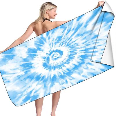 China Factory Wholesale Cheap Microfiber Soft Beach Towel Child Safe Accept Customized for sale