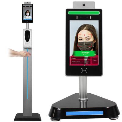 China Face Recognition Time Attendance Temperature Scanner Smart Access Control Kiosk VT-AD0801XD for sale