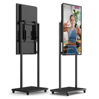 China 32 43 49 Inch Video Online Live Streaming Interactive Fans Bespoke Equipment Wireless Screen VT-AD215F for sale