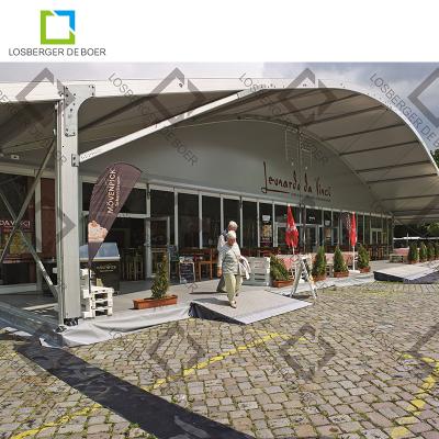 China Factory Price Losberger Arcum 30x50m White Aluminum Trade Show Tent Arcum for sale