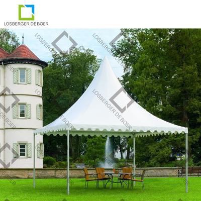 China Economical Garden Cottage 3x3m 4x4m 5x5m Losberger Pagoda Tents Aluminum White Pagoda for sale