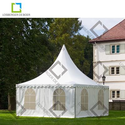 China Customized Losberger Pagoda 5 X 5m Outdoor Event Tent With Special Window Pagoda for sale