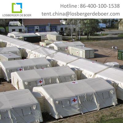 China Factory sale Losberger inflatableisolation quarantine relief medical tents RDS for sale