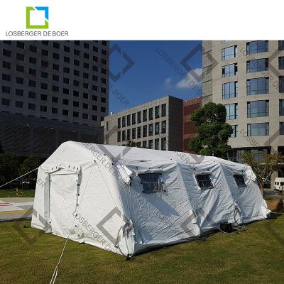 China Quick Setup Losberger Hospital Inflatable Medical Tents Temporary RDS Tents RDS 100 Square Meters for sale