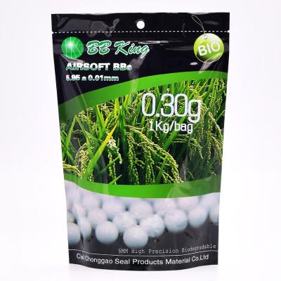 China Biodegradable PLA biodegradable airsoft bb,0.30g bb,airsoft BBS wholesale softair OEM for sale