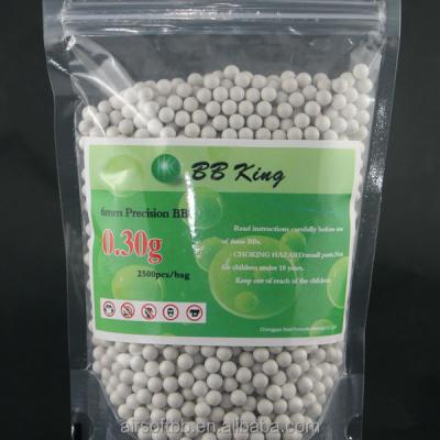 China 6mm plastic 0.36, 0.40, 0.43g white, custom airsoft ball, outdoor game 6mm airsoft bb wholesale, plastic ball, bb king airsoft pellets for sale