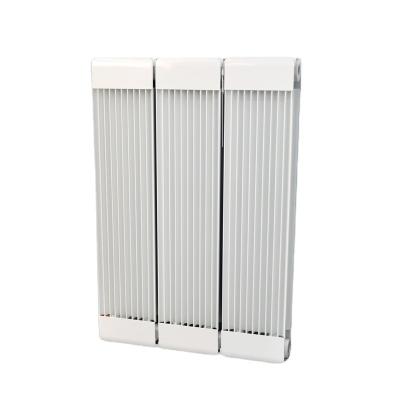 China Charcoal/White Modern Vertical Column Panel Designer Radiator Bathroom Central Double Heater for sale