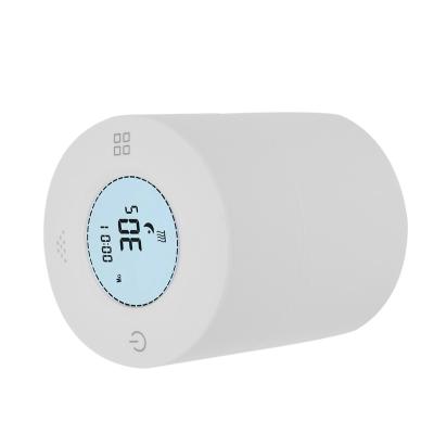 China Energy Saving Wifi Smart TRV Radiator Multifunction Boded Thermostatic Valves for sale