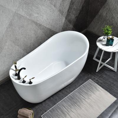 China Modern Bathtubs Whosale of Modern Acrylic White Freestanding Solid Outdoor Bathtub for sale