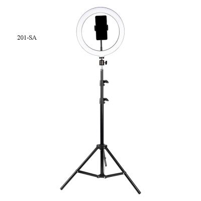 China Mini PORTABLE 10 Inch LED Circle Make Up Live Streaming Selfie Ring Light with Live Broadcast Artifact for sale