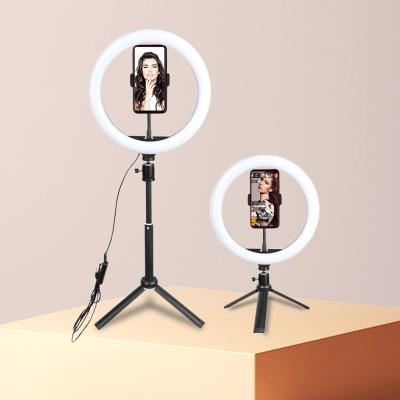 China Mini Smartphone Oem Light Stand Super Bright Led Desk Lamp Led Sensor Lights Ring Light With Tripod Stand for sale