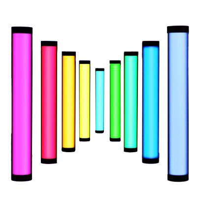 China Mini Rechargeable Video RGB Lamp Magic Wand Tube Fill Light Colorful Photography Live RGB LED Light Stick for sale