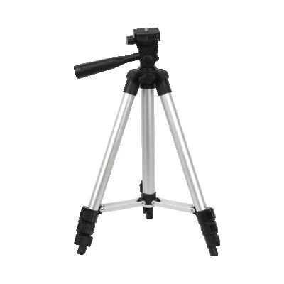 China 110Cm Portable and Stable Lightweight 3110 Aluminum Alloy Tripod with Phone Holder for Smart Phones and Dslr Camera for sale