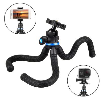 China R80 Mini Table Tripod Desktop Tripod Portable Selfie Flexible Tripod Octopus Stand For Mobile Phone for sale