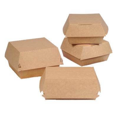 China Professional Recycled Chinese Material Manufacturer Wholesale Burger Packaging Box For Food Contact for sale