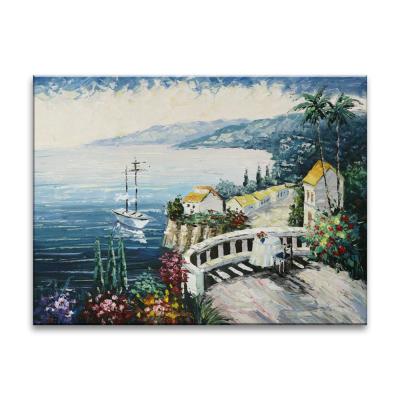 China Oil Paintings Hand Painted Realistic Hand Painted Abstract Landscape Seascape Oil Paintings for sale