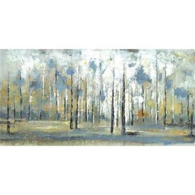 China Factory Direct Sales Abstract Painting Modern Landscape Forest Canvas Panel Wall Art View for sale