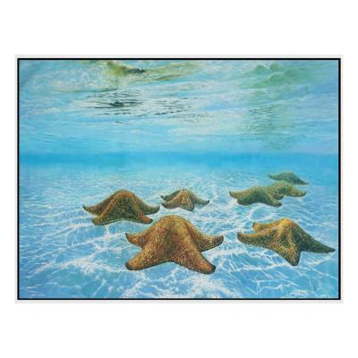 China Sea Bottom Impressionist Oil Painting On Canvas Print Latest Wall Art Flower Impressionist Handpainted for sale