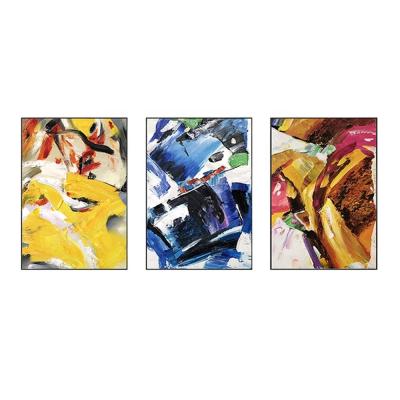 China Knife Hand Painted Art Paintings Modern Homestay Decoration Modern Art 3 Abstract Abstract Panel for sale