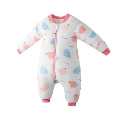 China EU Warehouse 100% Cotton Baby Winter Sleeping Bag Breathable Organic Newborn Baby Sleeping Bag for sale