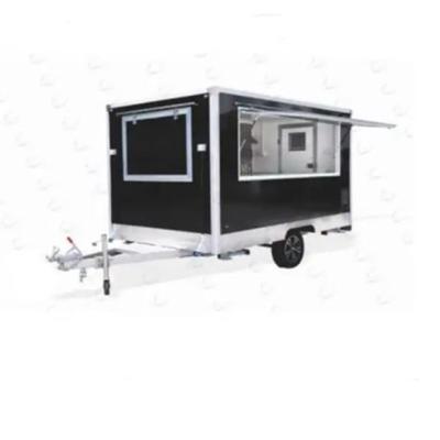 China Mobile Fully Equipped Hotel Concession Bakery BBQ Food Truck Trailers Round Trailer With Porch For Panama Food In USA Europe for sale