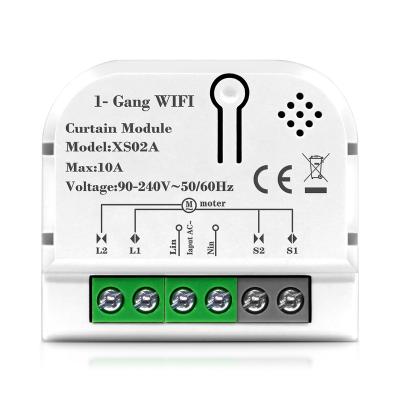 China Easy Installation Smart Wifi Curtain Switch Module Smart Home Automation Module APP Control Smart Curtain Breaker for sale