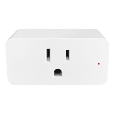 China Electrical Outlet Connect Ble Hub Gateway Tuya Zigbee Wifi Smart USA Switch Socket Outlet Work With Amazon Alexa And Google Home for sale