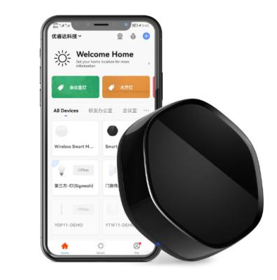 China Tuya Wifi Zigbee BLE IR Hub Alexa Google Gateway Smart Home Multi Remote Control Bridge 3 in 1 Zigbee Gateway Hub Tuya Wifi Zigbee BLE IR for sale