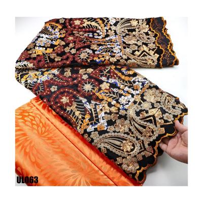 China 2023 african golden super glitter wax print fabric Ankara wax 6 Yards real wax print fabric for African Dressing for sale