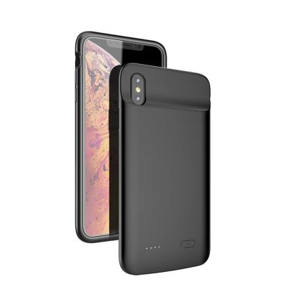 China Convenient 4100mAh/5000mAh Power Bank Ultra Thin Soft Battery Case For iPhone X, XS, XR, XS Max for sale