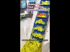 high precision plc visual counting packing machine for rubber