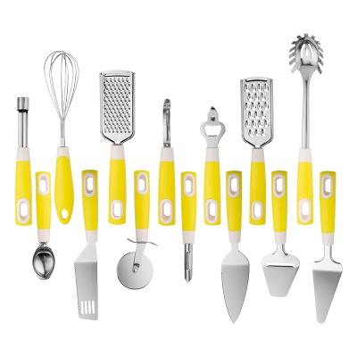 China Hot Selling Viable 13 Piece Household Kitchenware Stainless Steel Utensil Tool Kit Kitchen Tools Set for sale