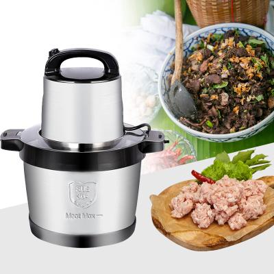 China RV Stainless Steel Chopper 6L Electric Chopper Household Vegetable And Meat Cleaver for sale