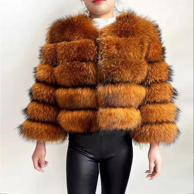 China Fast Shipping Genuine Leather Natural Fur Coats Women Raccoon Anorak Coat Winter Anti-wrinkle Female Luxury Fur Jacket Women's Natural Fur Coat for sale