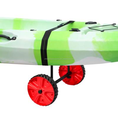 China Kayak Cart with Strap Boat Canoe Carrier Dolly Trailer Transport Cart Wheel 760*645*26mm for sale