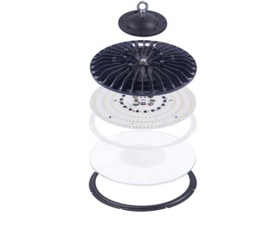 China Factory Price High Quality UFO 100W Highbay Driverless Light With AC220V IC Linear DOB LED Driver 148mm Diameter for sale