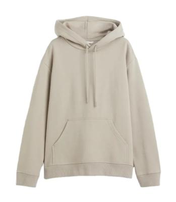 China Women's Wide-Cut Sweatshirt Breathable Kangaroo Pocket Contrast Rib Oversized Casual Hoodie for sale