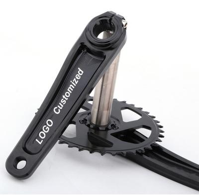 China BMX Bicycle Crank Mountain Bike Crankset Aluminum Alloy With Crown 32/34/36/ 38T Bicycle Bottom Sprocket for sale