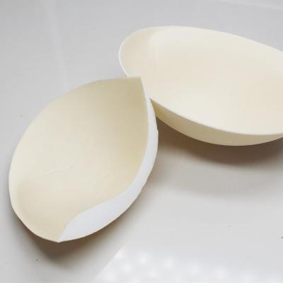 China Oval ABSORBENT Thickened Yoga Dress Sports Underwear Breast Pad Wedding Dress Insert Sponge Breast Pad for sale