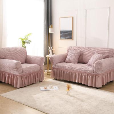 China CLASSIC single sofa cover all European universal elastic skirt sofa cover sofa cover included for sale