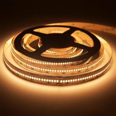 China Residential High Density LED Strip Light SMD2216 DC24 100Lm/W 24W 350leds/m Bedroom 2400Lm Decoration Light for sale