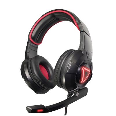 China New Hot Selling LED Headset Over-Ear Computer Gaming Headset With Mic For Game Earbuds for sale