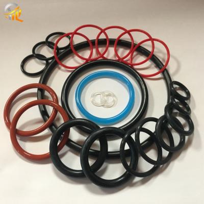 China Fasteners Custom Sizes Rubber Product Food Grade Silicone O Ring Multicolor Sealing Rubber O Ring for sale