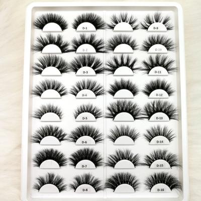 China Super Flexible High Quality Selling False Eyelashes Best 5d Mink Strip Lashes 100% Real Mink Fur for sale