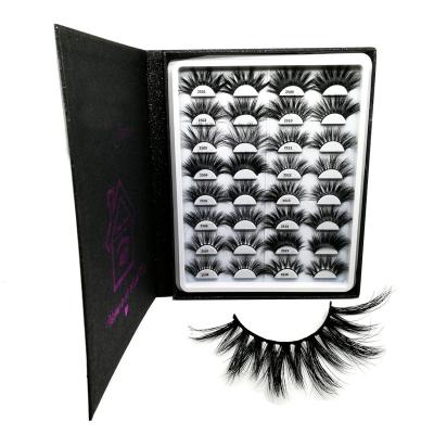 China Super Flexible Bilayer Silk Mink Lashes Synthetic False 3d Eyelashes for sale