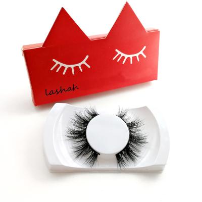 China New Super Flexible 1 Pairs Horse Hair Eyelash 100% Real Quality Horse Tail Soft Thick Lashes Premium Handmade Curl Fur for sale