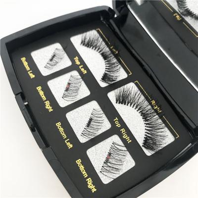 China 2020 Best Selling Natural Soft Handmade Magnetic Eyelashes Custom Brand New Packaging Design for sale