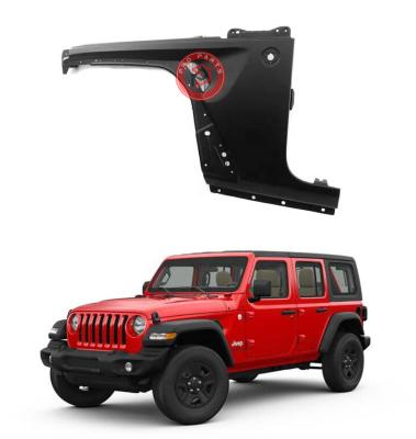 China Pro Oe Aluminum Quality Replacing Aftermarket Front Fenders Shock Absorber Assembly Panel For 2018 Jeep Wrangler JL Shock Absorbers 2019 2020 2021 for sale