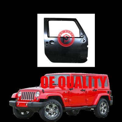 China Pro Quality Aluminum Aftermarket Replacement Car Front Rear Door Panel For Jeep Wrangler JK JL 2017 2018 2019 2020 As Original for sale