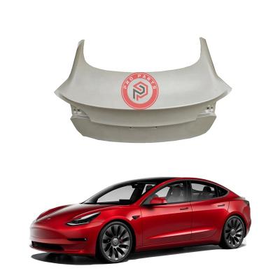 China Aftermarket OE Pro Rear Door Trunk Lid For Tesla Model 3 2021 Model X Lid Trunk Parts Door 108146013D for sale